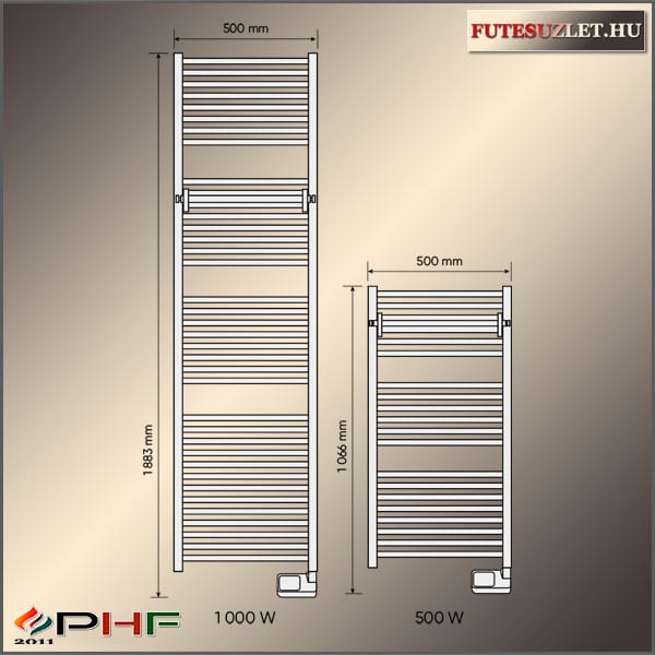 Atlantic RSS 2012 digital törölközőszárító radiátor