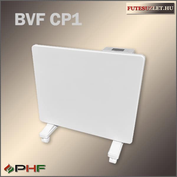 BVF CP1 wifi elektromos fűtőpanel fehér lábbal