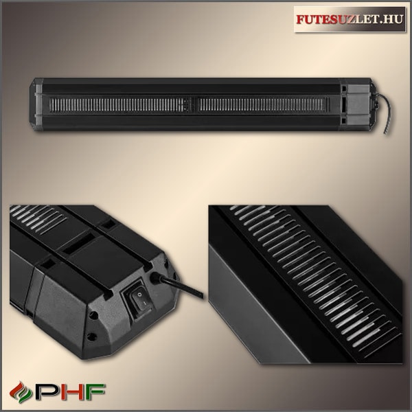 JH 22B infra üvegsugárzó, infra teraszfűtés, wifis termosztát