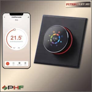 beca wifi duplaszenzoros termosztát fekete