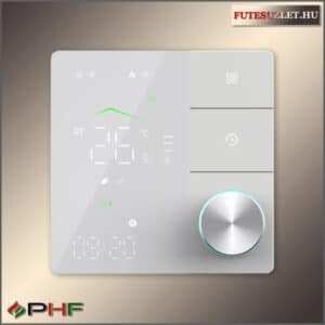 BECA ISAURA SMART WIFI duplaszenzoros termosztát elektromos padlófűtéshez fehér